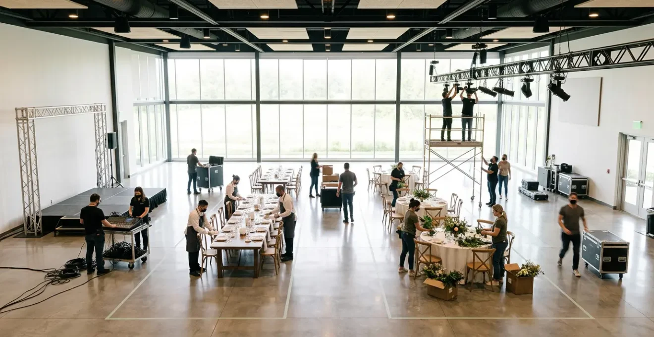 Coordination professionnelle de multiples prestataires lors d'un événement de restauration